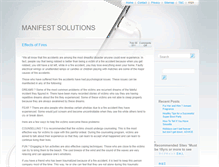 Tablet Screenshot of manifestsolutions.com